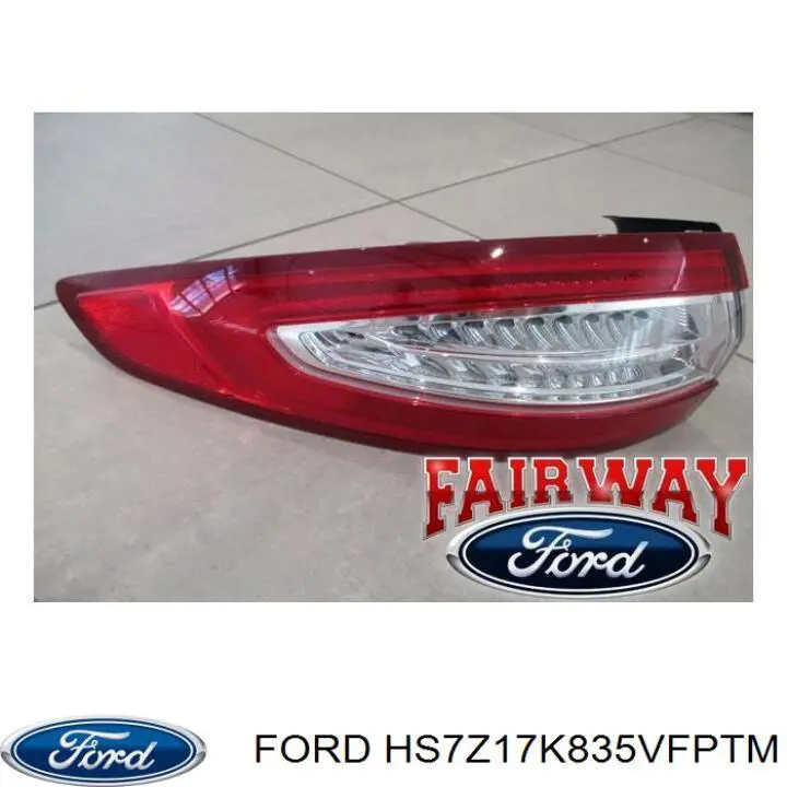 HS7Z17K835VFPTM Ford pára-choque traseiro