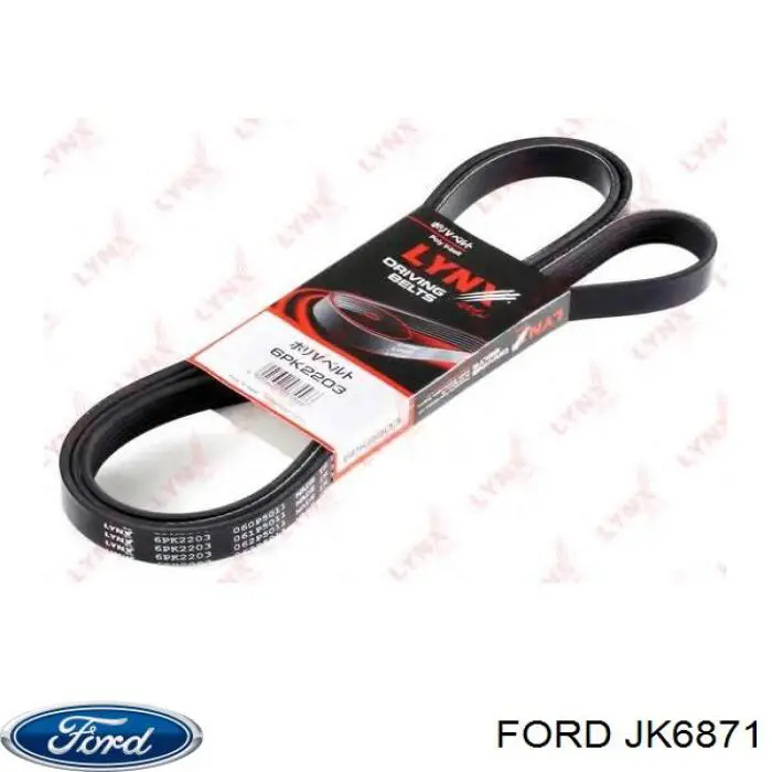 Клиновый ремень Ford JK6871 цена, от 40.54 USD