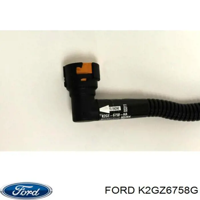 Купить K2GZ6758A Ford Трубка картера воздушная