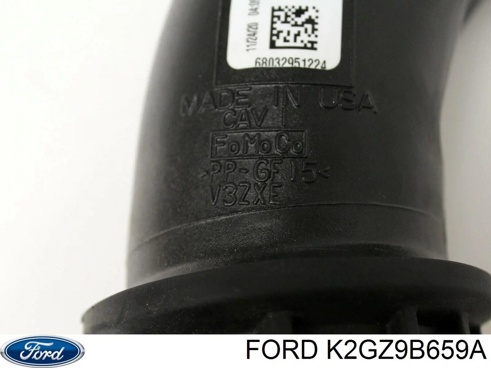 Патрубок воздушный выход воздушного фильтра Ford K2G39R504FE