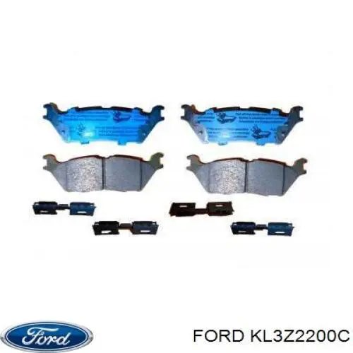 KL3Z2200C Ford задние тормозные колодки