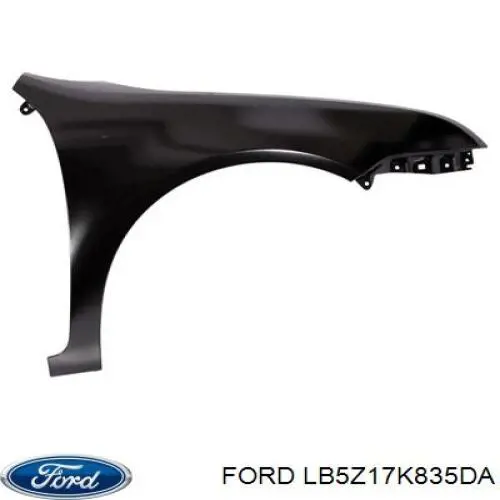 LB5Z17K835DA Ford Бампер задний, нижняя часть