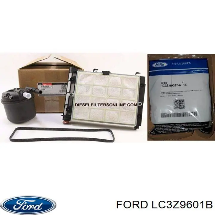 Элемент воздушного фильтра Ford LC3Z9601B цена, от 23.59 USD