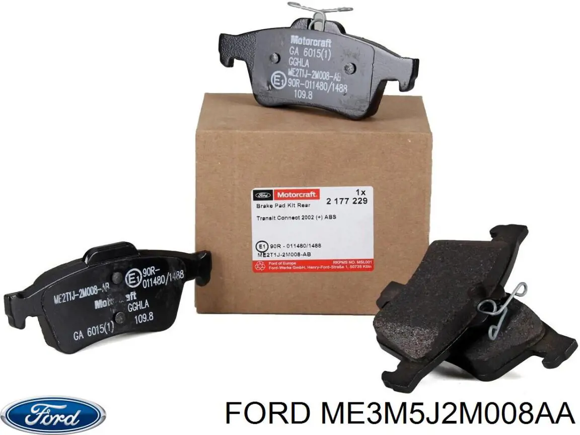 Задние тормозные колодки ME3M5J2M008AA Ford