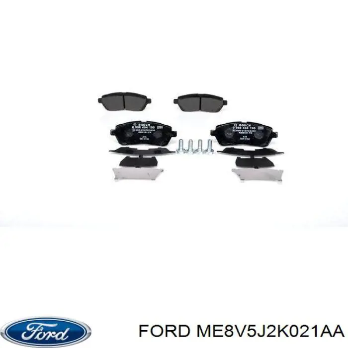 Передние тормозные колодки ME8V5J2K021AA Ford