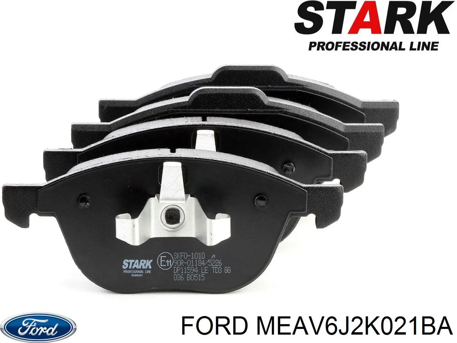 Купить MEAV6J2K021BA Ford Колодки тормозные