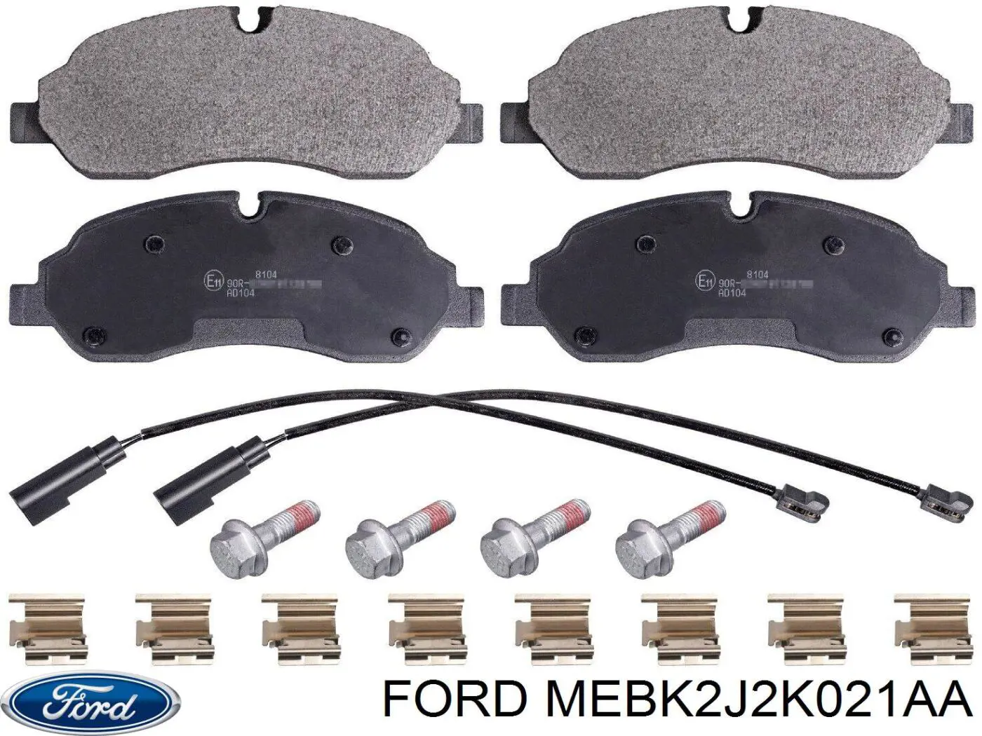 MEBK2J2K021AA Ford Колодки передние