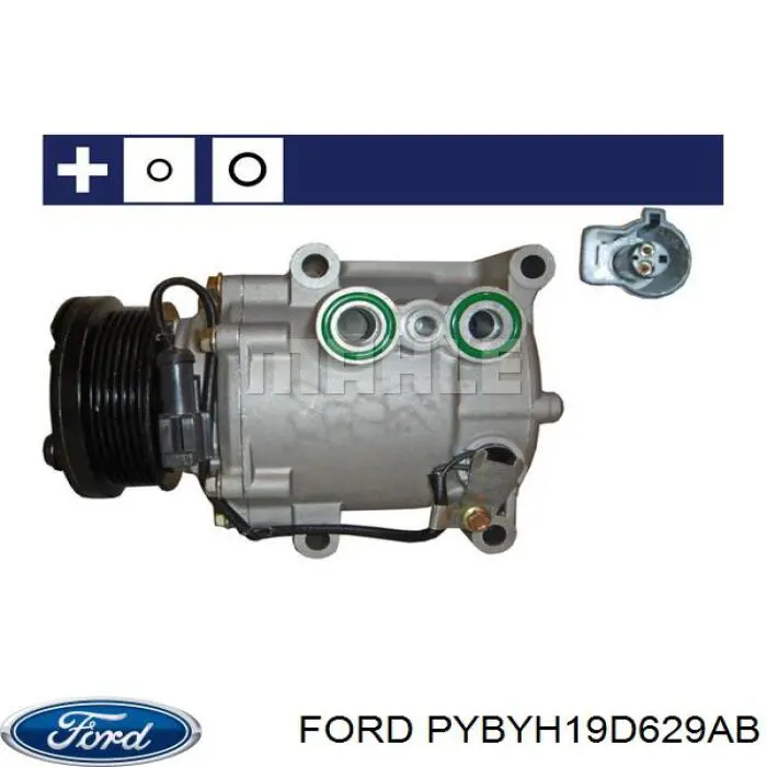 Компрессор кондиционера PYBYH19D629AB Ford