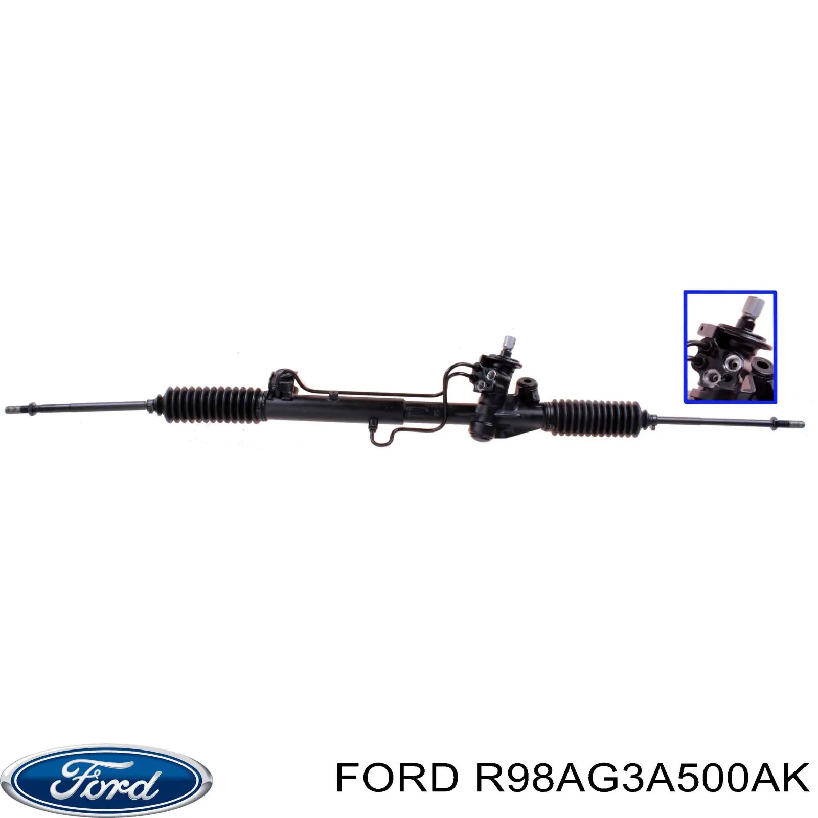 R98AG3A500AK Ford рулевая рейка