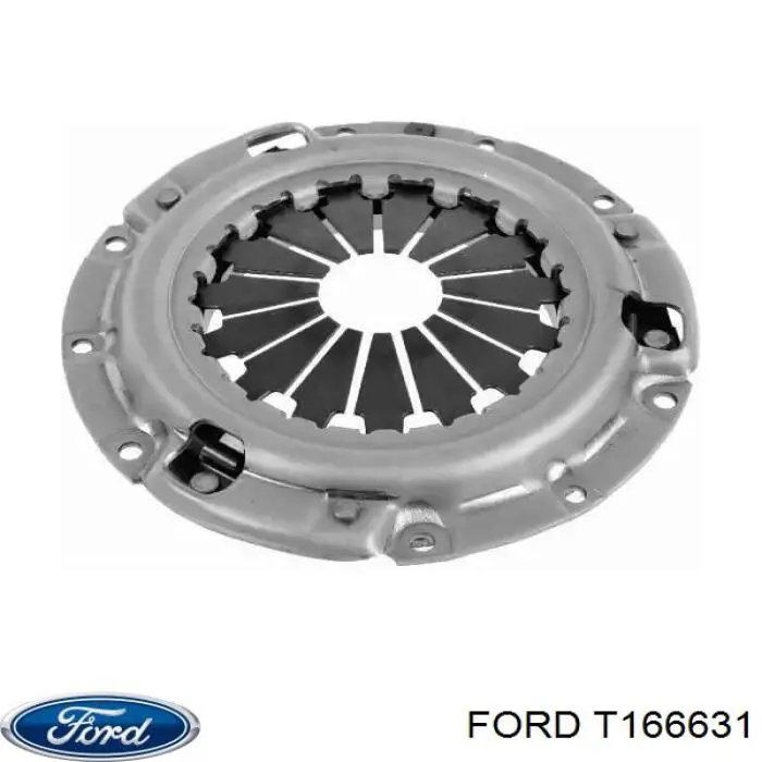 T166631 Ford porca da haste do eixo traseiro