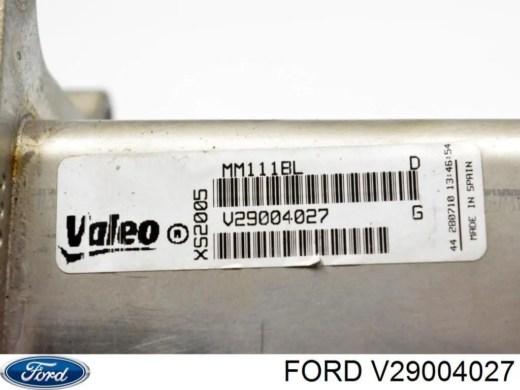 Радиатор системы EGR V29004027 Ford