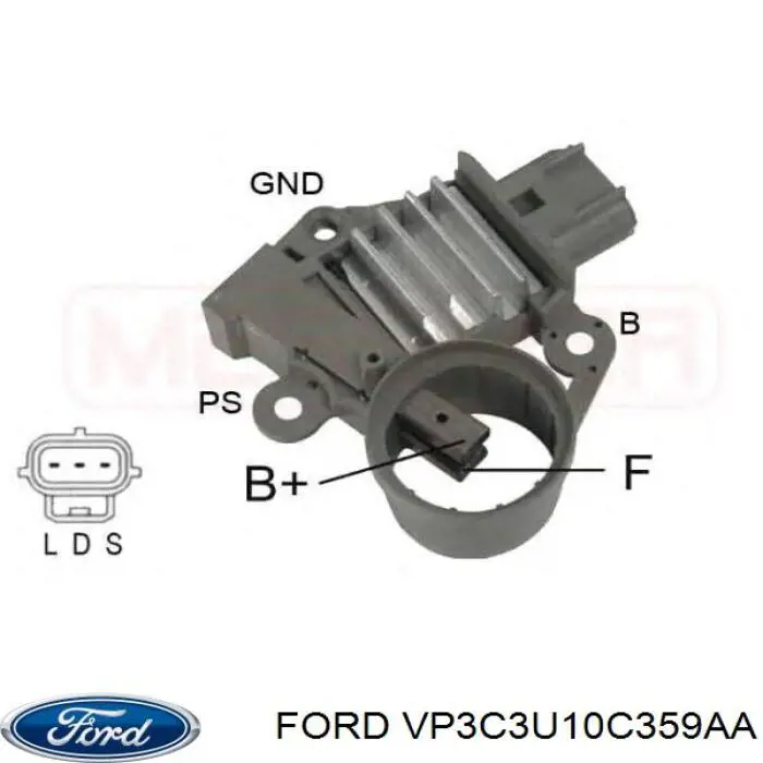 Реле генератора VP3C3U10C359AA Ford