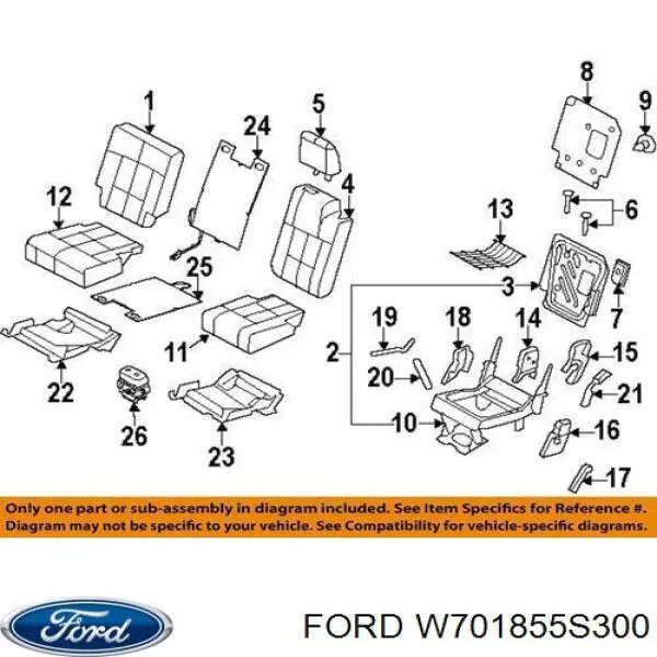  Ford W701855S300