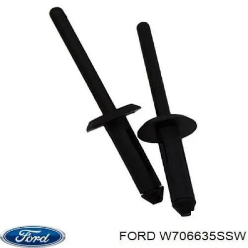 Пистон крепления обшивки двери W706635SSW Ford