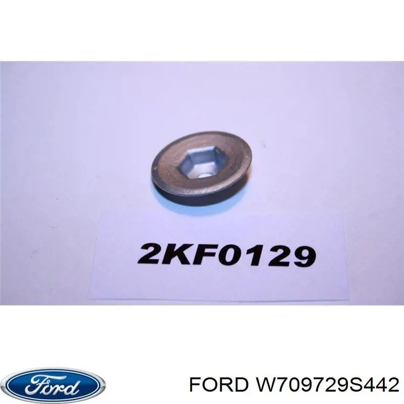 Купить W709729S442 Ford Гайка теплового экрана выхлопной системы