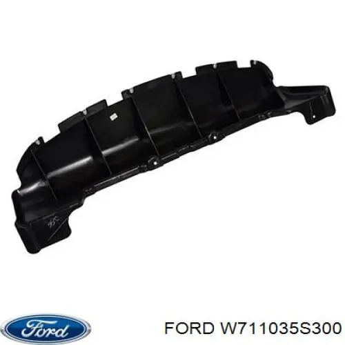 Пистон (клип) крепления подкрылка переднего крыла Ford 4163348