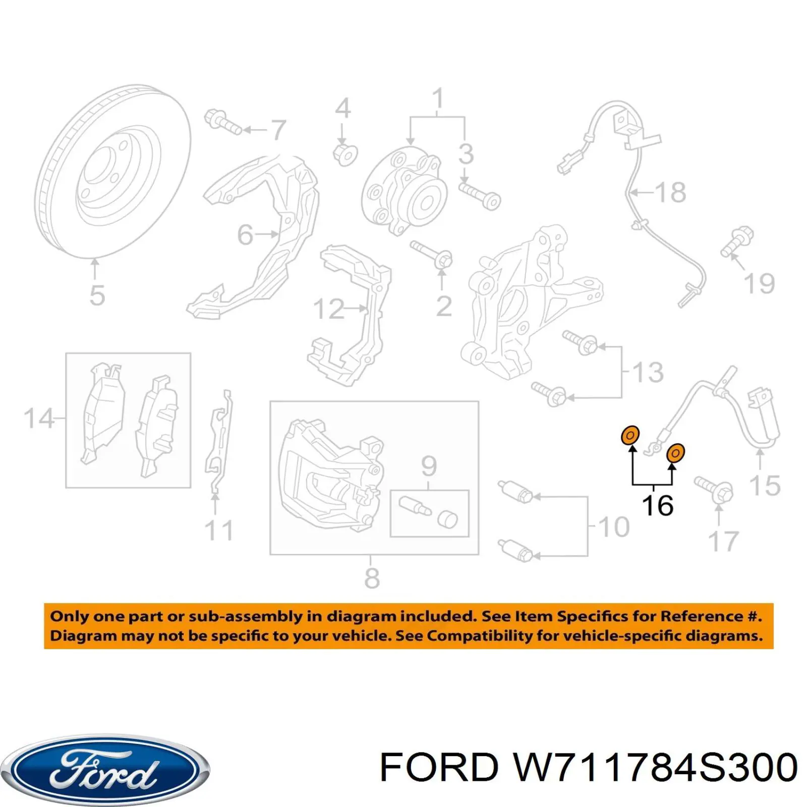  W711784S300 Ford