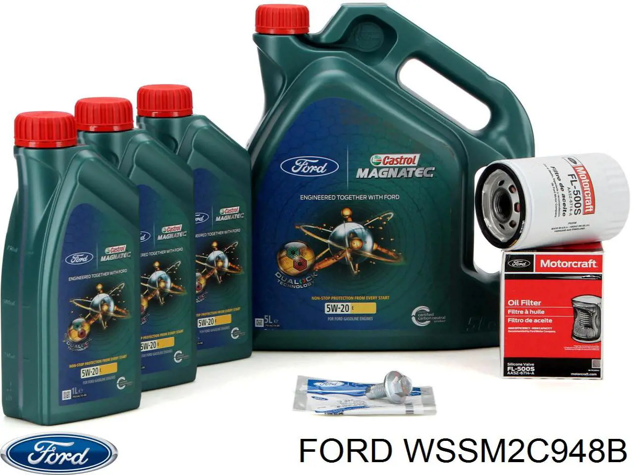 Масло автомобильное Ford WSSM2C948B цена, от 58.08 USD