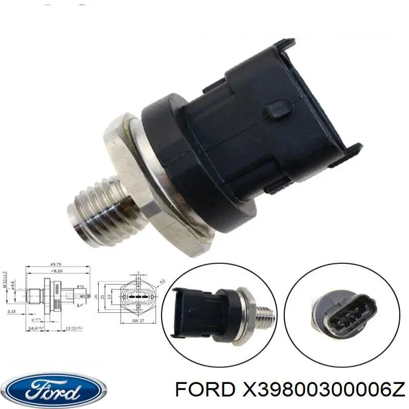 Регулятор давления ТНВД Ford X39800300006Z цена, от 126.36 USD
