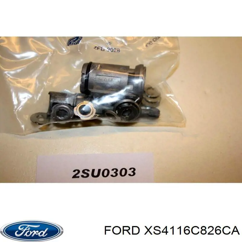 Купить XS4116C826CA Ford Личинка замка капота
