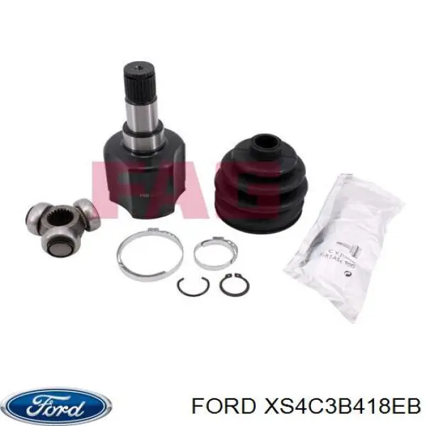 Шарнир угловых скоростей передний левый Ford XS4C3B418EB цена, от 39.96 USD