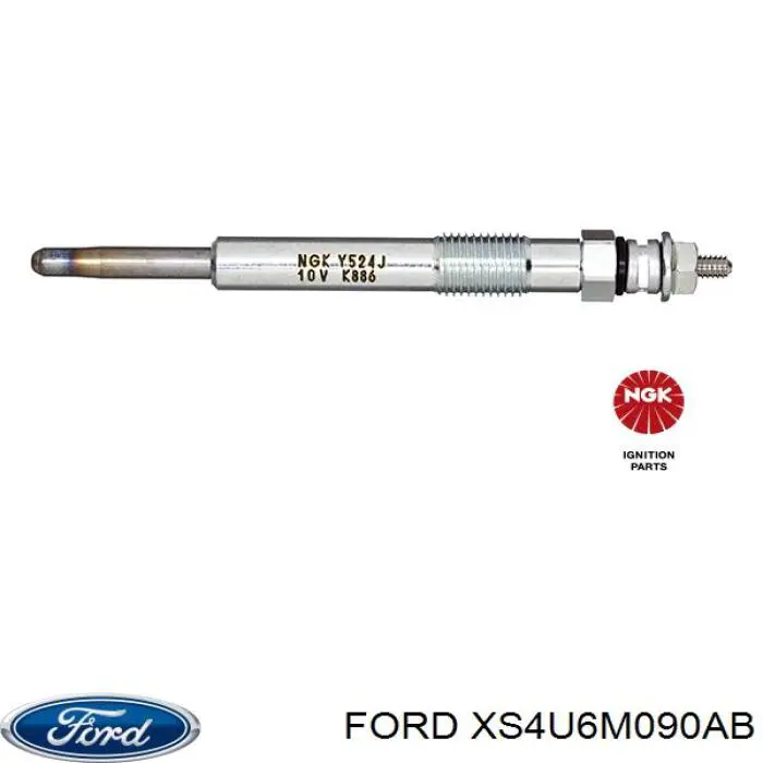 Свечи накала Ford XS4U6M090AB цена, от 6.84 USD