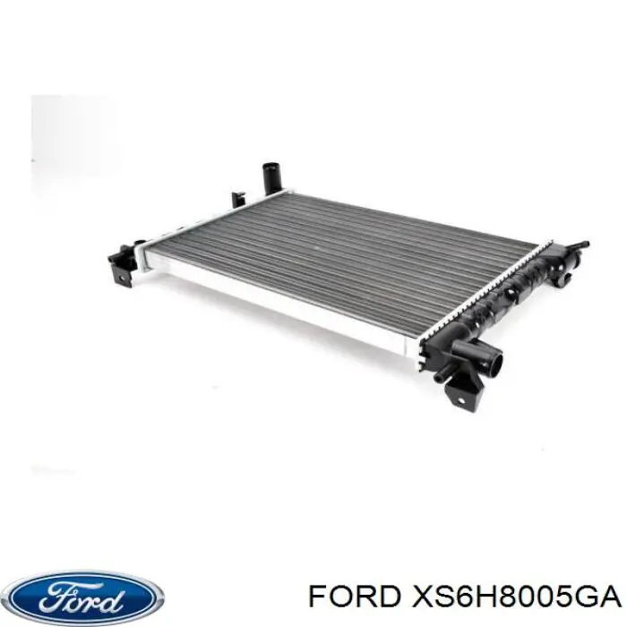 Купить XS6H8005GA Ford Радиатор водяной