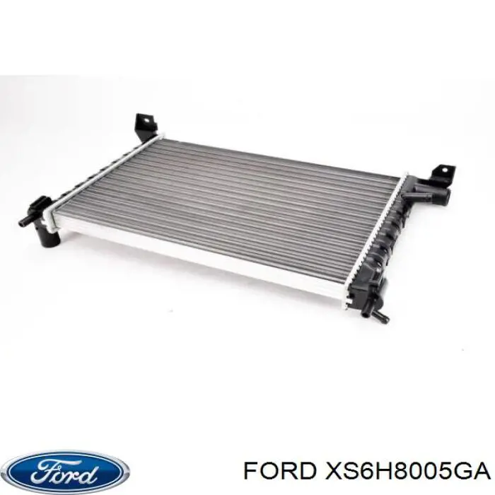 Радиатор охлаждения двигателя Ford XS6H8005GA цена, от 50.67 USD