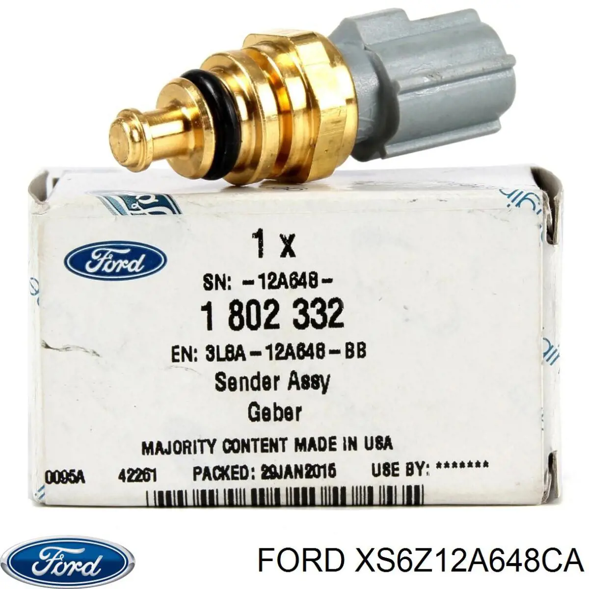 XS6Z12A648CA Ford датчик температуры охлаждающей жидкости