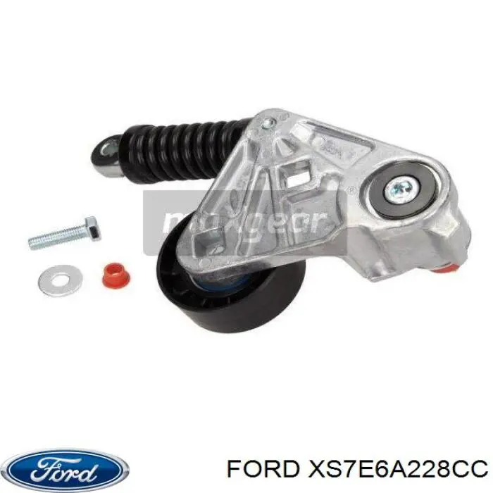 Купить XS7E6A228CC Ford Натяжитель приводного ремня