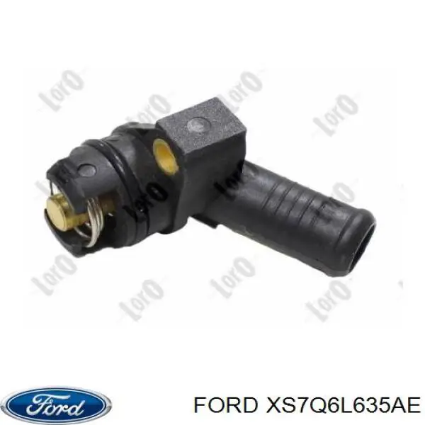 XS7Q6L635AE Ford термостат системы смазки двигателя