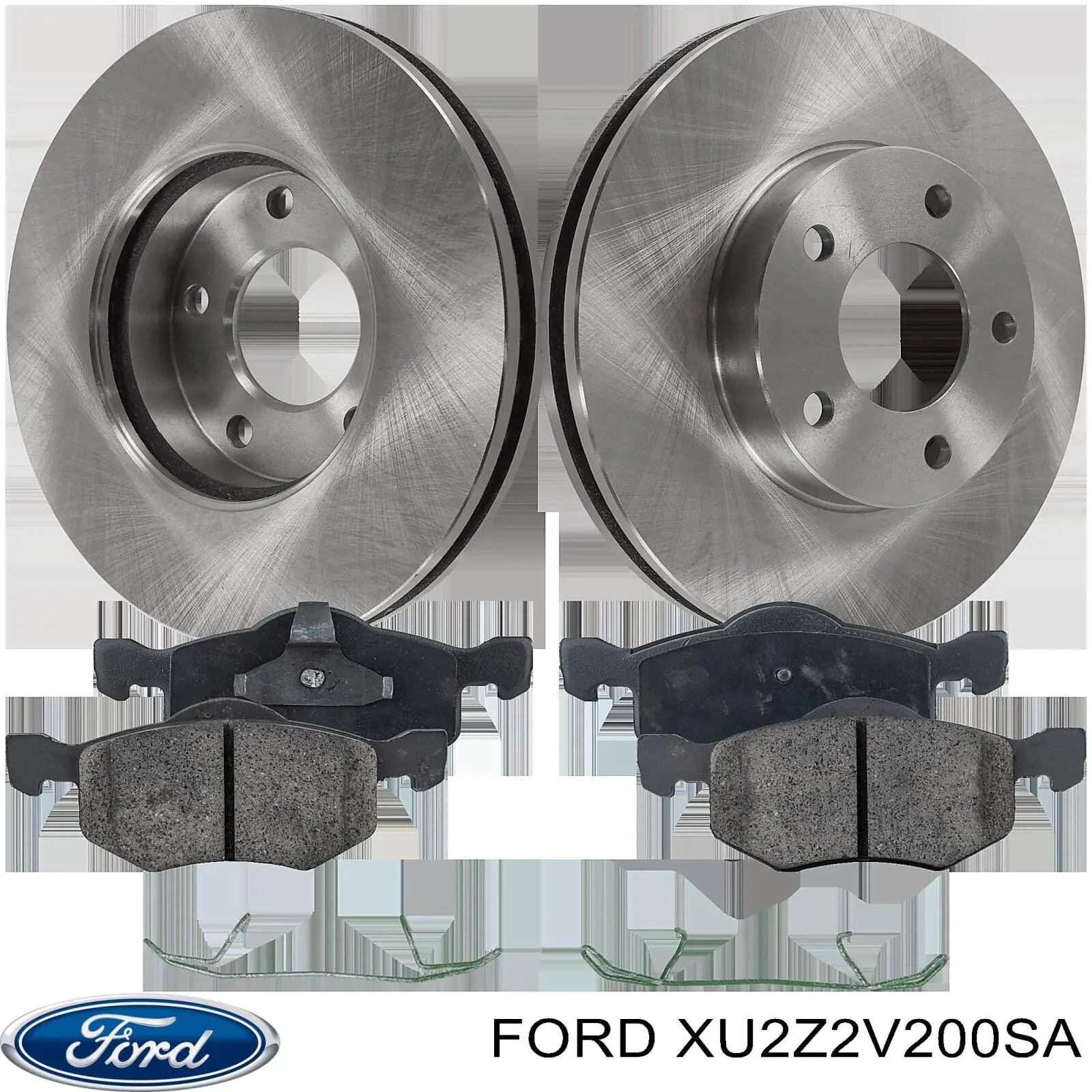 Задние тормозные колодки XU2Z2V200SA Ford