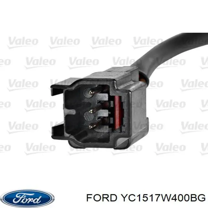 YC1517W400BG Ford motor de limpador pára-brisas de vidro traseiro