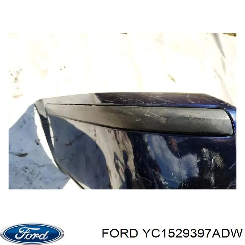 Бампер задний, левая часть YC1529397ADW Ford