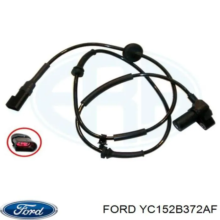 YC152B372AF Ford sensor dianteiro de abs