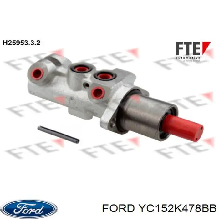 Купить YC152K478BB Ford Главный тормозной цилиндр