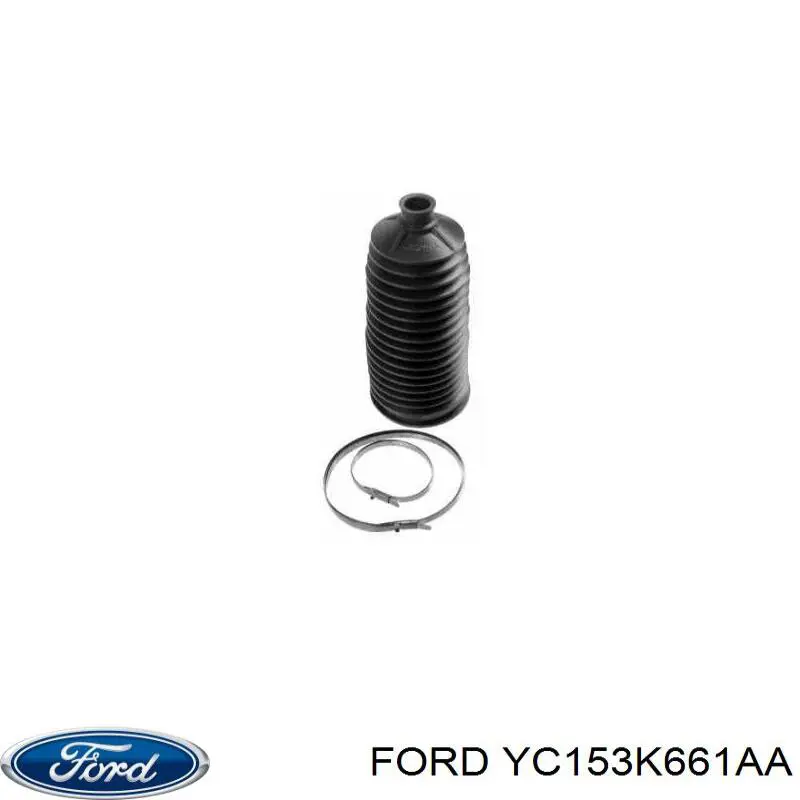 Купить YC153K661AA Ford Пыльник рулевого механизма (рейки) левый
