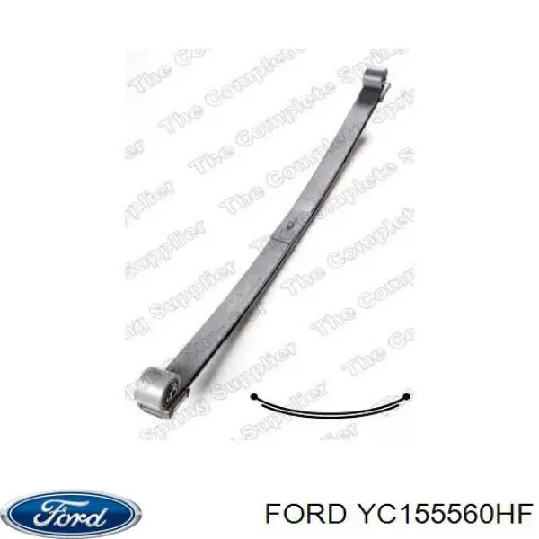 YC155560HF Ford suspensão de lâminas traseiro