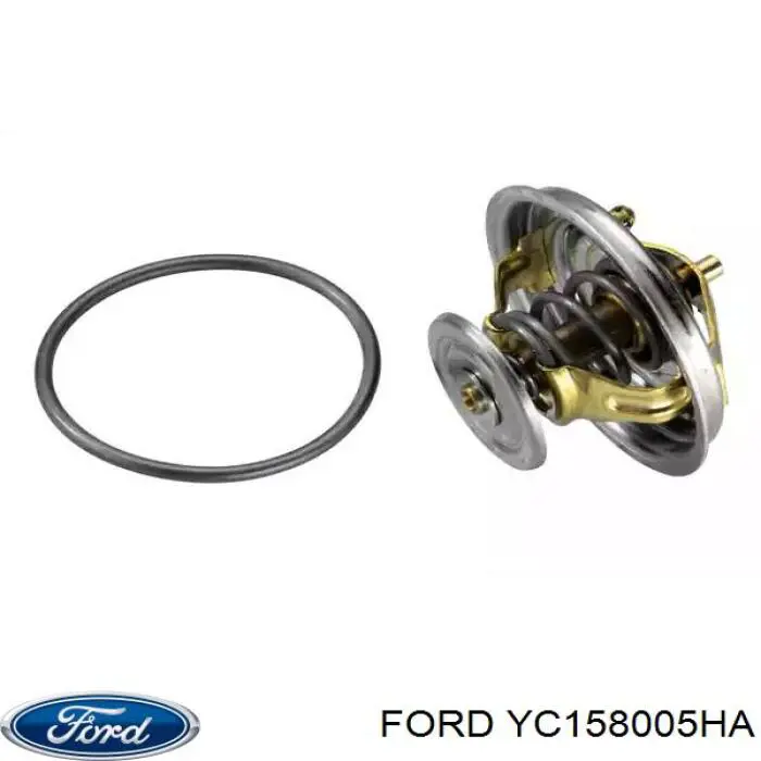 Радиатор охлаждения двигателя Ford YC158005HA цена, от 55.30 USD