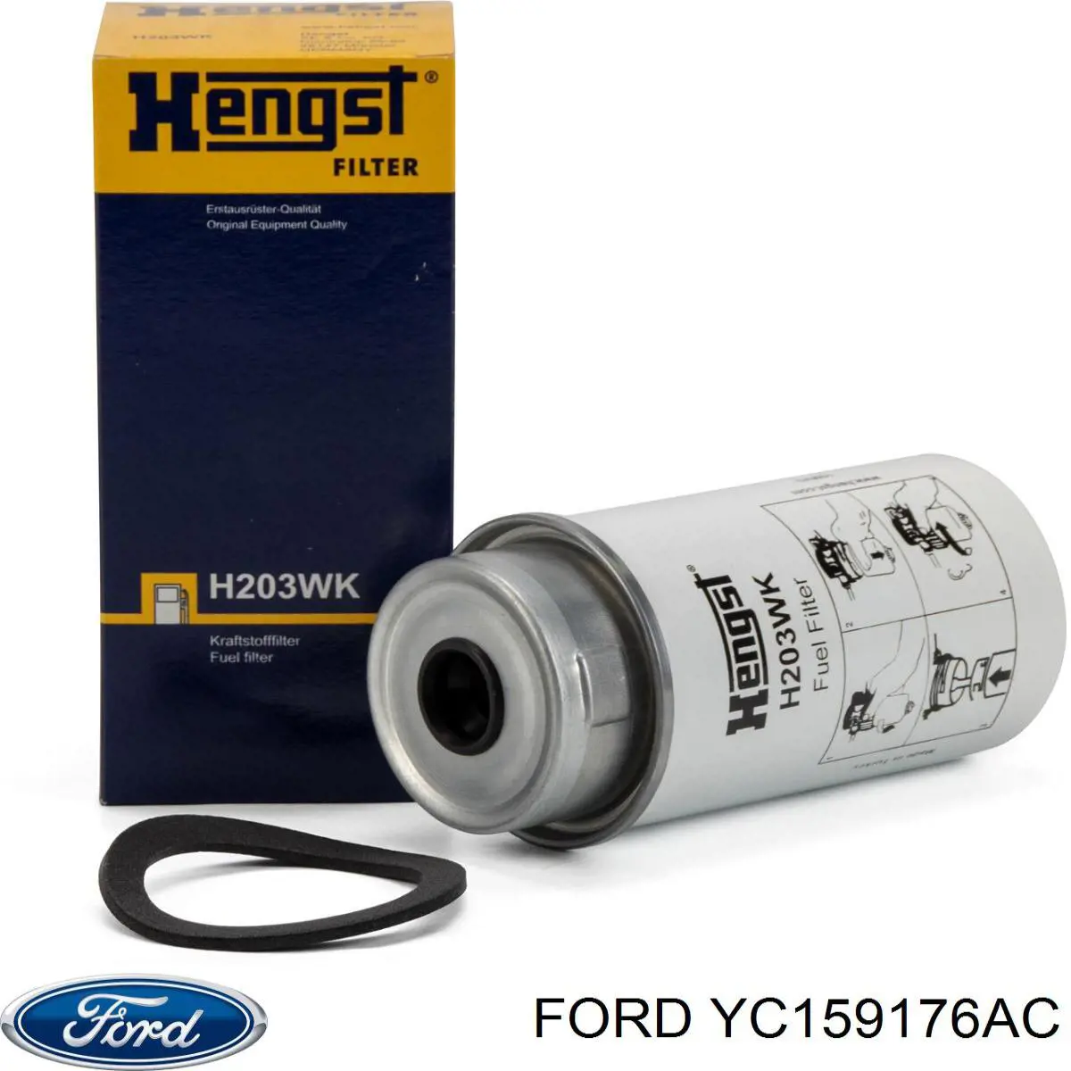 Топливный фильтр YC159176AC Ford