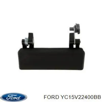 YC15V22400BB Ford maçaneta direita externa da porta traseira (batente)