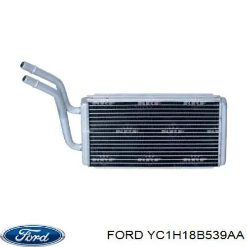 YC1H18B539AA Ford радиатор печки
