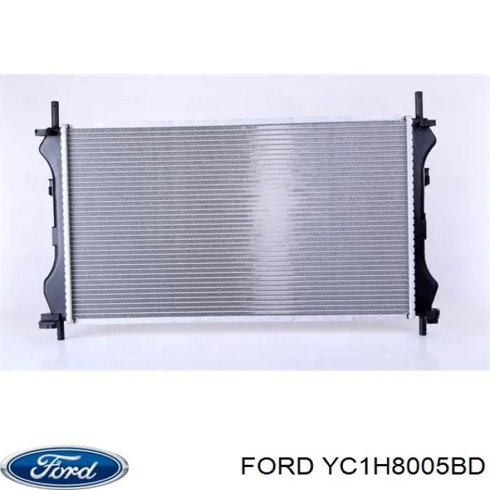 YC1H8005BD Ford Радиатор основной