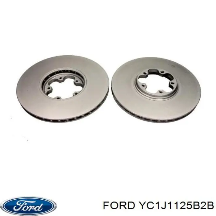 Передние тормозные диски YC1J1125B2B Ford