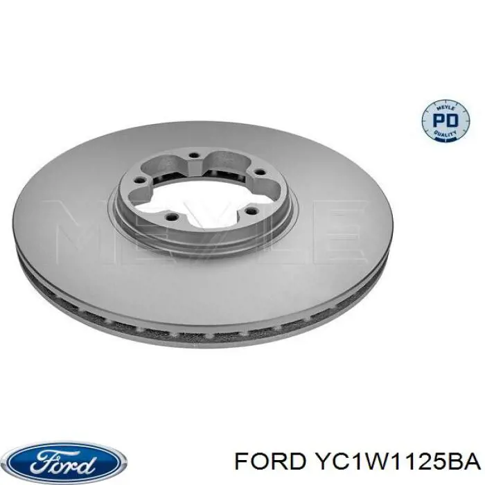 Передние тормозные диски YC1W1125BA Ford