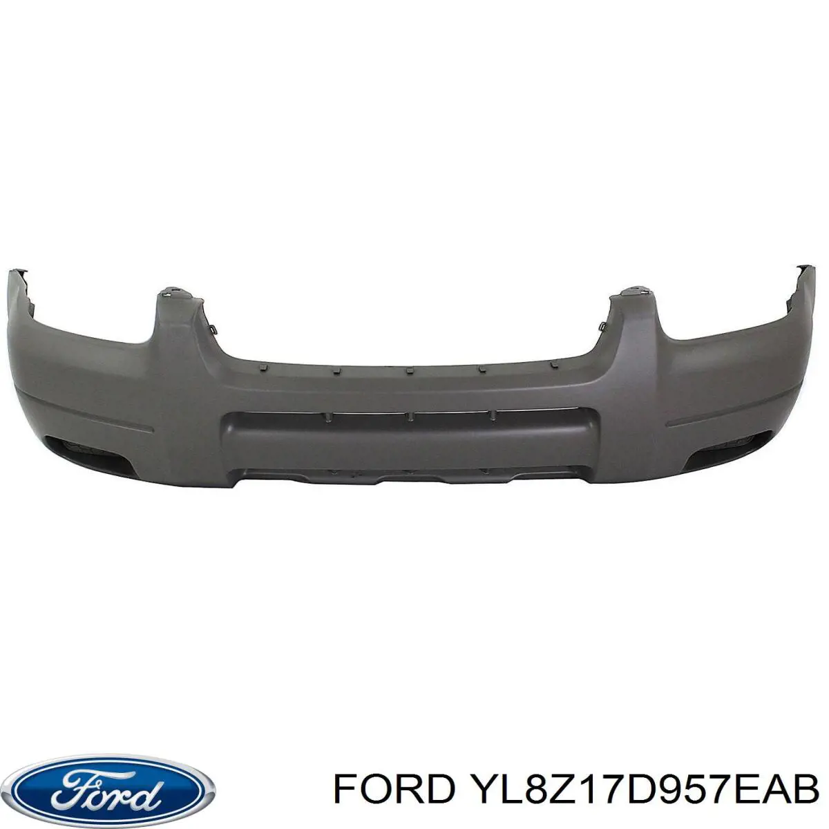 Купить YL8Z17D957EAB Ford Буфер (бампер) передний