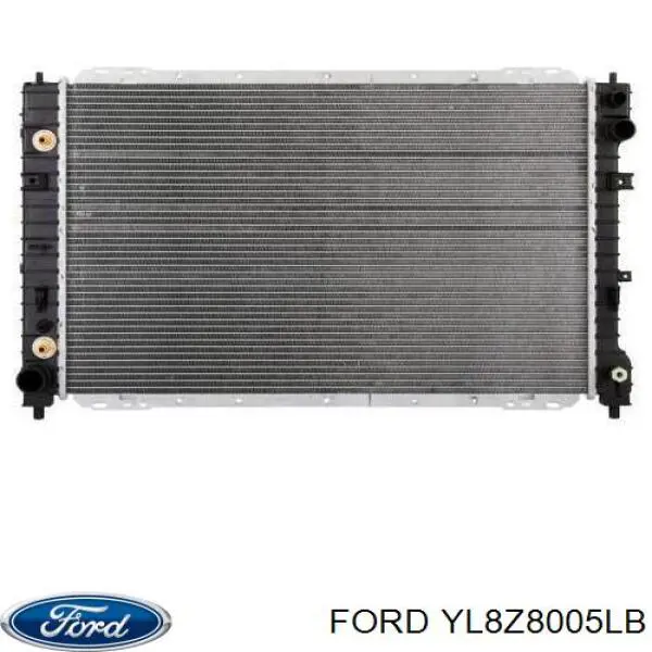 Радиатор охлаждения двигателя на Ford Escape  