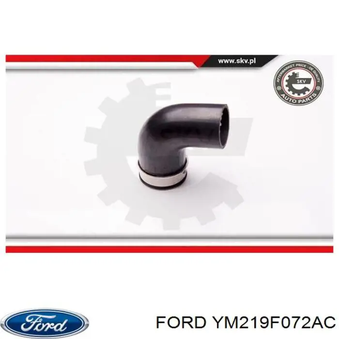 Патрубок дроссельной заслонки YM219F072AC Ford