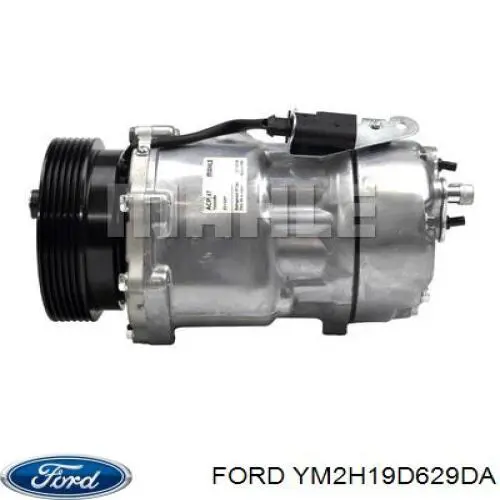 Компрессор кондиционера YM2H19D629DA Ford