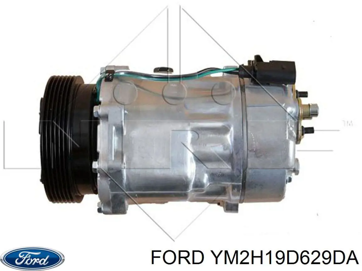 Компрессор системы кондиционирования Ford YM2H19D629DA цена, от 118.51 USD